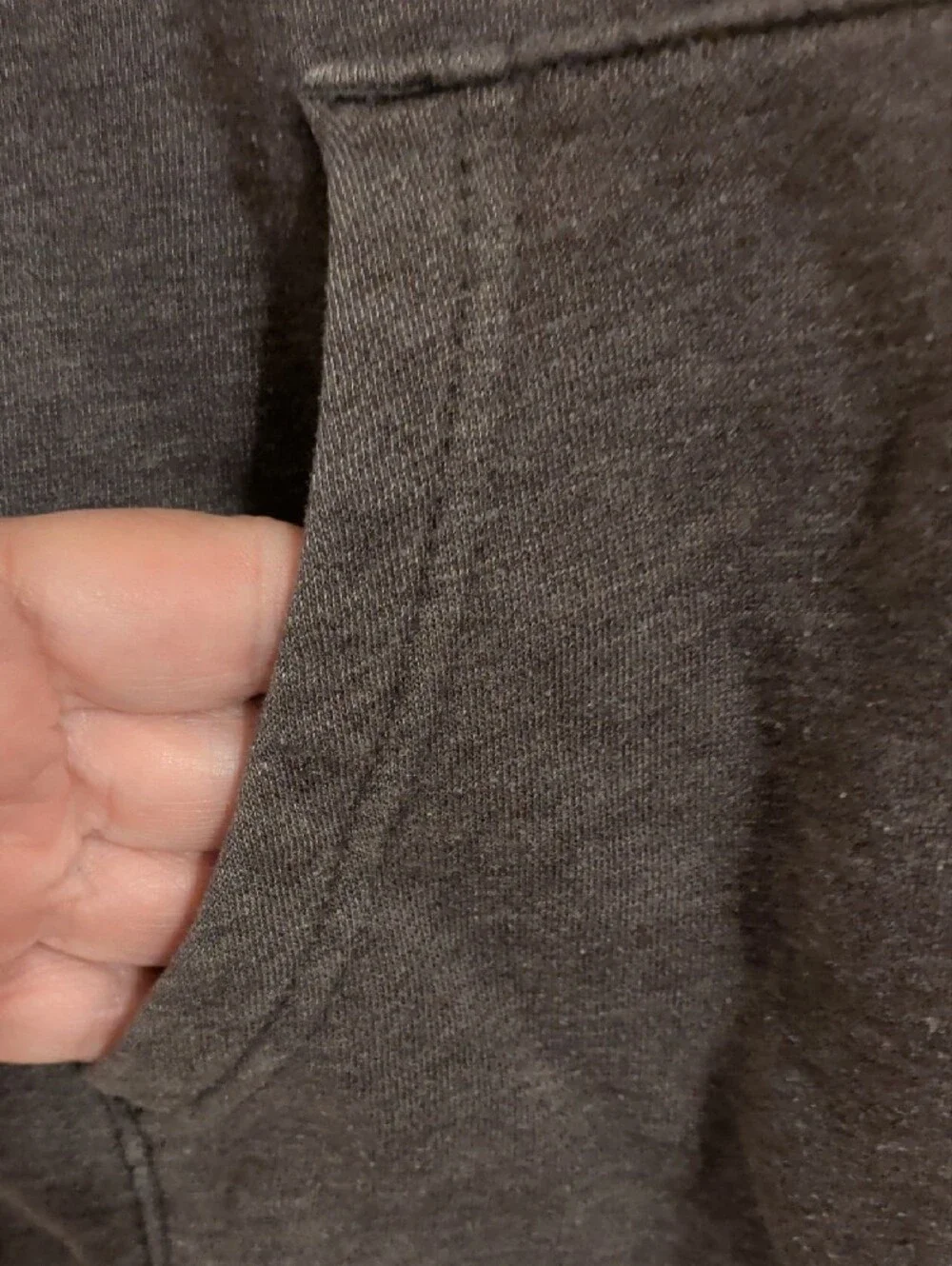 Old Navy Men's Charcoal Crewneck Hoodie with Gold 'California' Script